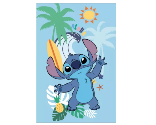 Laste fliistekk Disney Lilo and Stitch, 100x150 cm